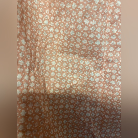 Ann Taylor LOFT Pink/White Boat/V Neck Tie Sleeveless Tank Top 100% Cotton SP - Picture 5 of 6